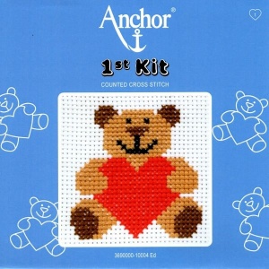 Teddy Bear - Counted Cross Stitch Kit